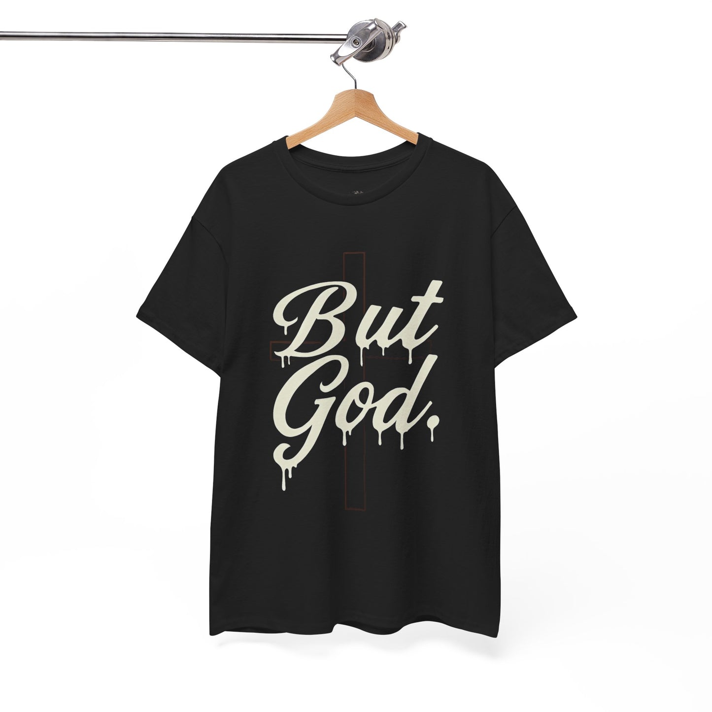 Christian T-Shirt "But God" Cross Graphic Tee — Inspirational Faith Shirt
