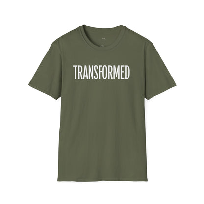 Floral Inspirational 'Transformed' Graphic Tee