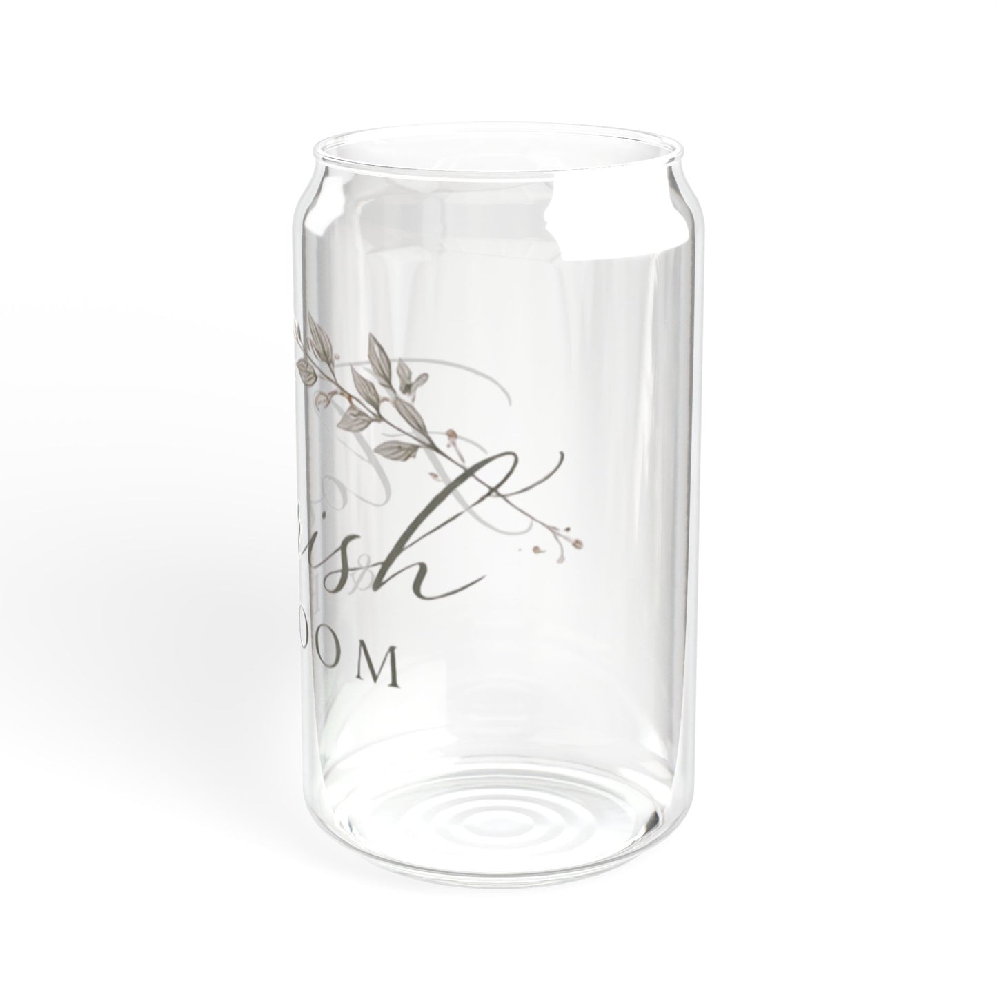 Sipper Glass - Flourish & Bloom Branded (16oz)