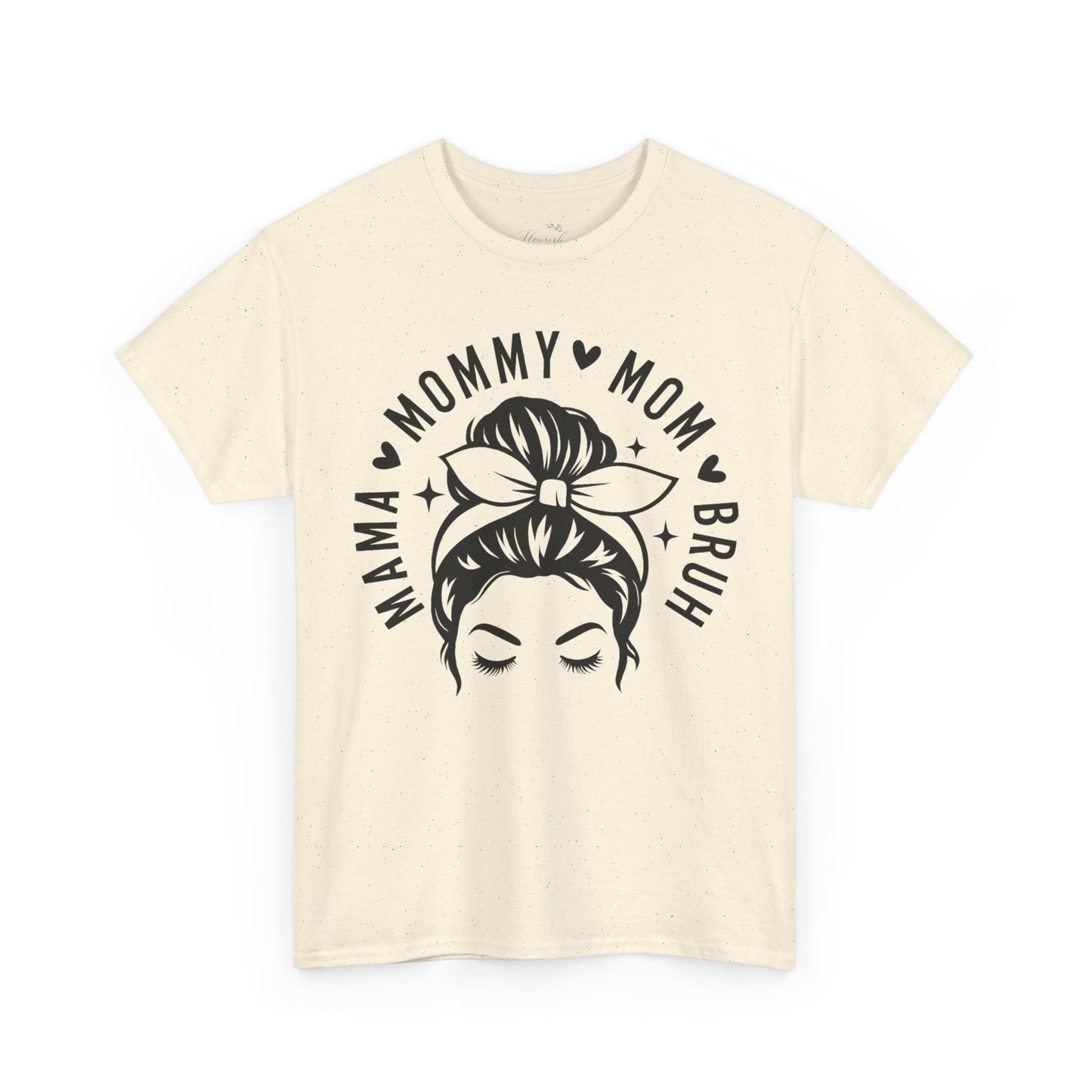 Mommy Mom Bruh T-Shirt – Messy Bun Mama Graphic Tee