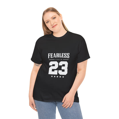 Fearless Psalm 23 Unisex T-Shirt — The Good Shepherd Christian Tee