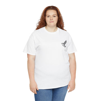 T-Shirt — "I Am With You Always" Hummingbird Floral Comfort Tee