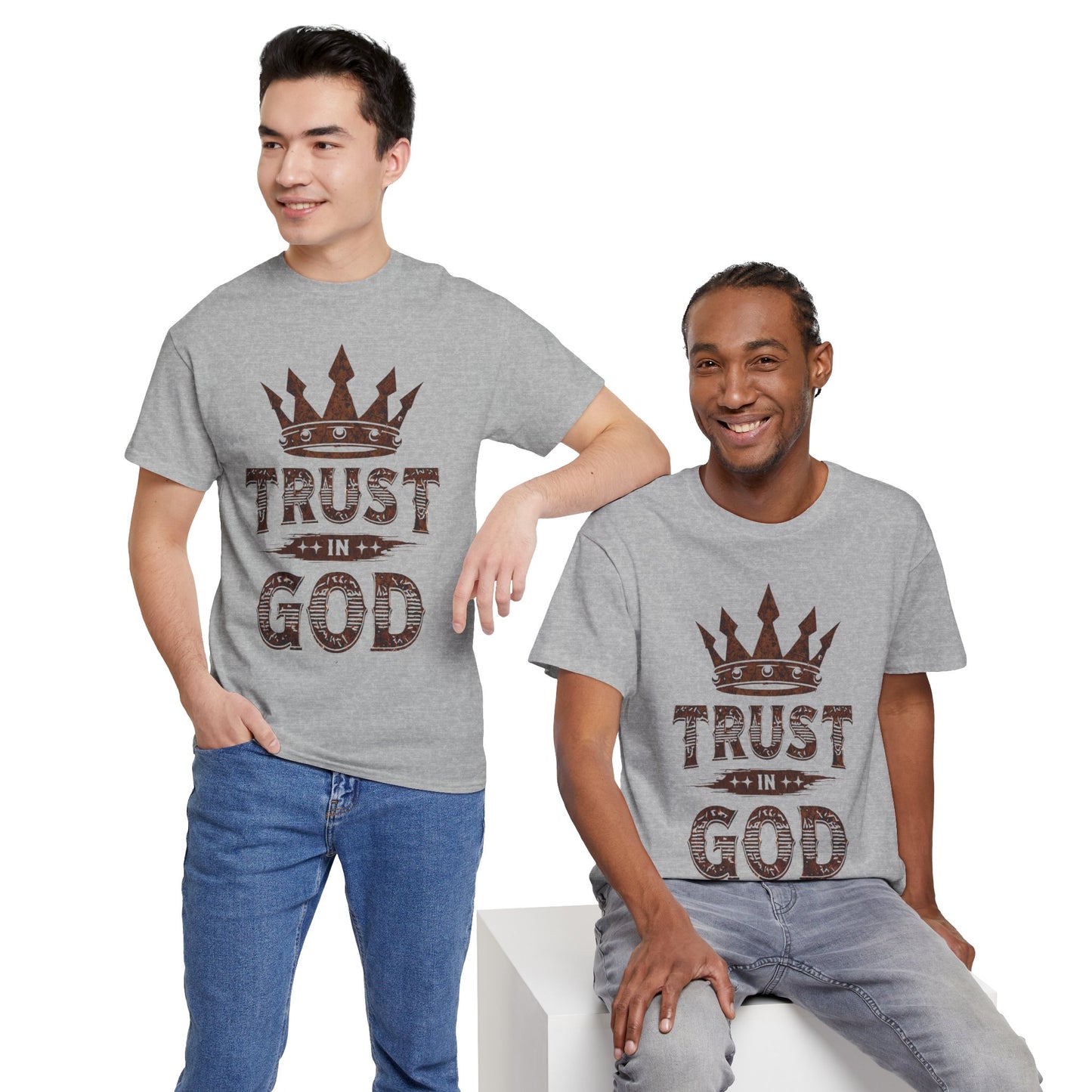 Trust in God T-Shirt — Crown Faith Christian Tee