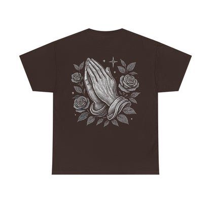 Prayer Hands T-Shirt — Pray Without Ceasing Graphic Unisex Tee