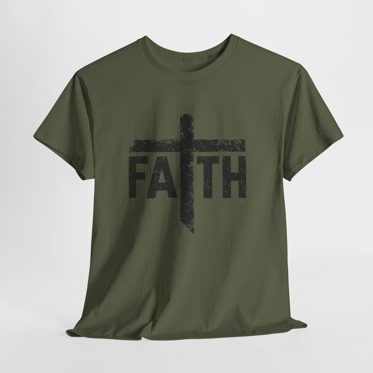 Faith Cross T-Shirt — Christian Inspirational Tee