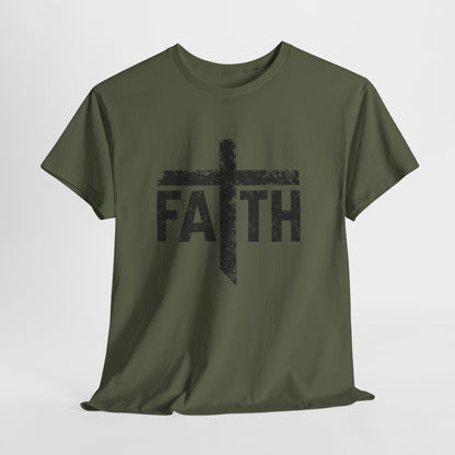 Faith Cross T-Shirt — Christian Inspirational Tee