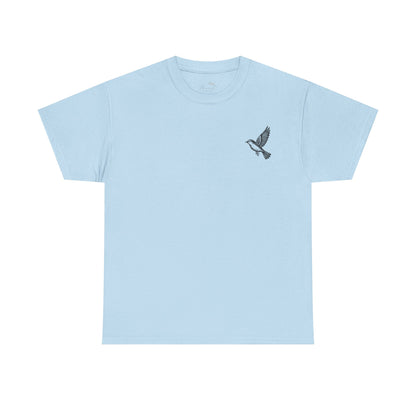 T-Shirt — "I Am With You Always" Hummingbird Floral Comfort Tee