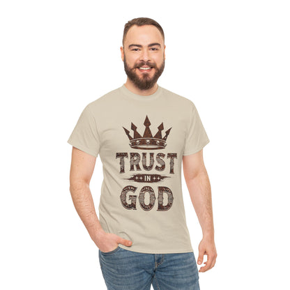 Trust in God T-Shirt — Crown Faith Christian Tee