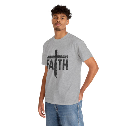 Faith Cross T-Shirt — Christian Inspirational Tee