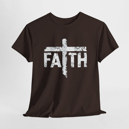 Faith Cross T-Shirt — Christian Inspirational Tee