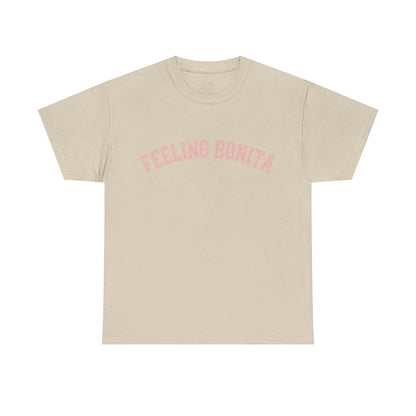 Feeling Bonita Tee — Pink Bow Graphic Cotton T‑Shirt