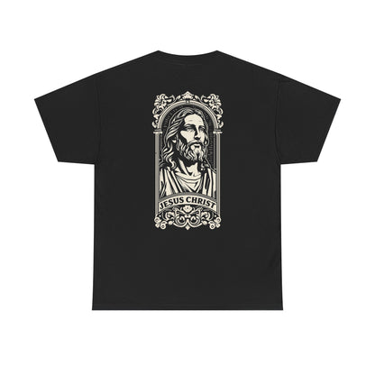 Jesus Christ Graphic Tee — Vintage Jesus Portrait T-Shirt