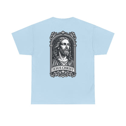 Jesus Christ Graphic Tee — Vintage Jesus Portrait T-Shirt