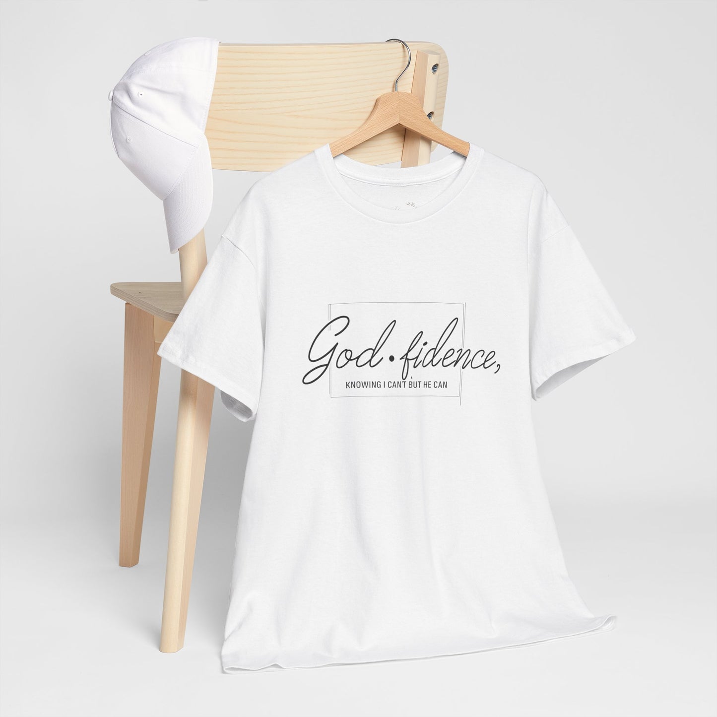 God-fidence Unisex Tee — Inspirational Christian Script T-Shirt