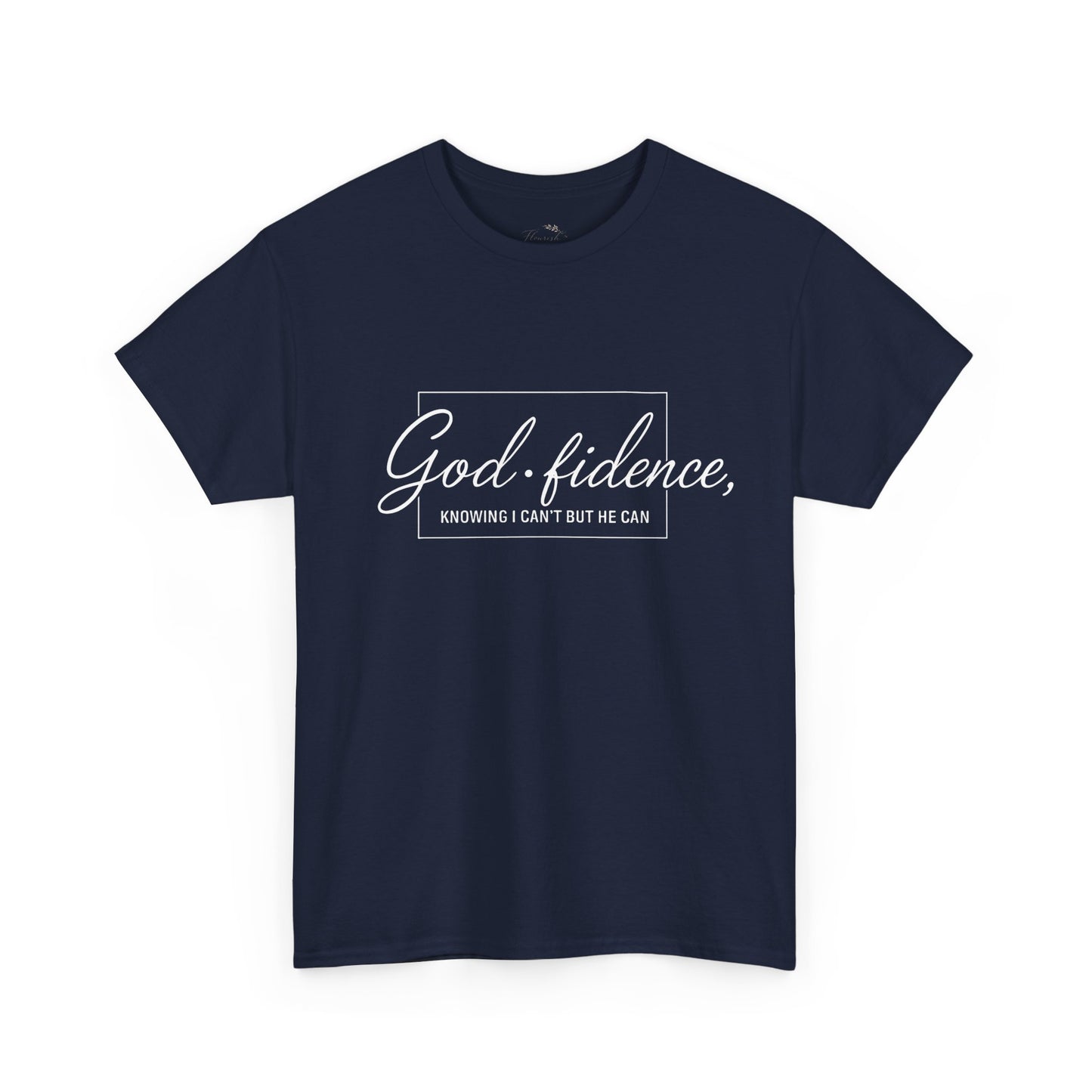 God-fidence Unisex Tee — Inspirational Christian Script T-Shirt