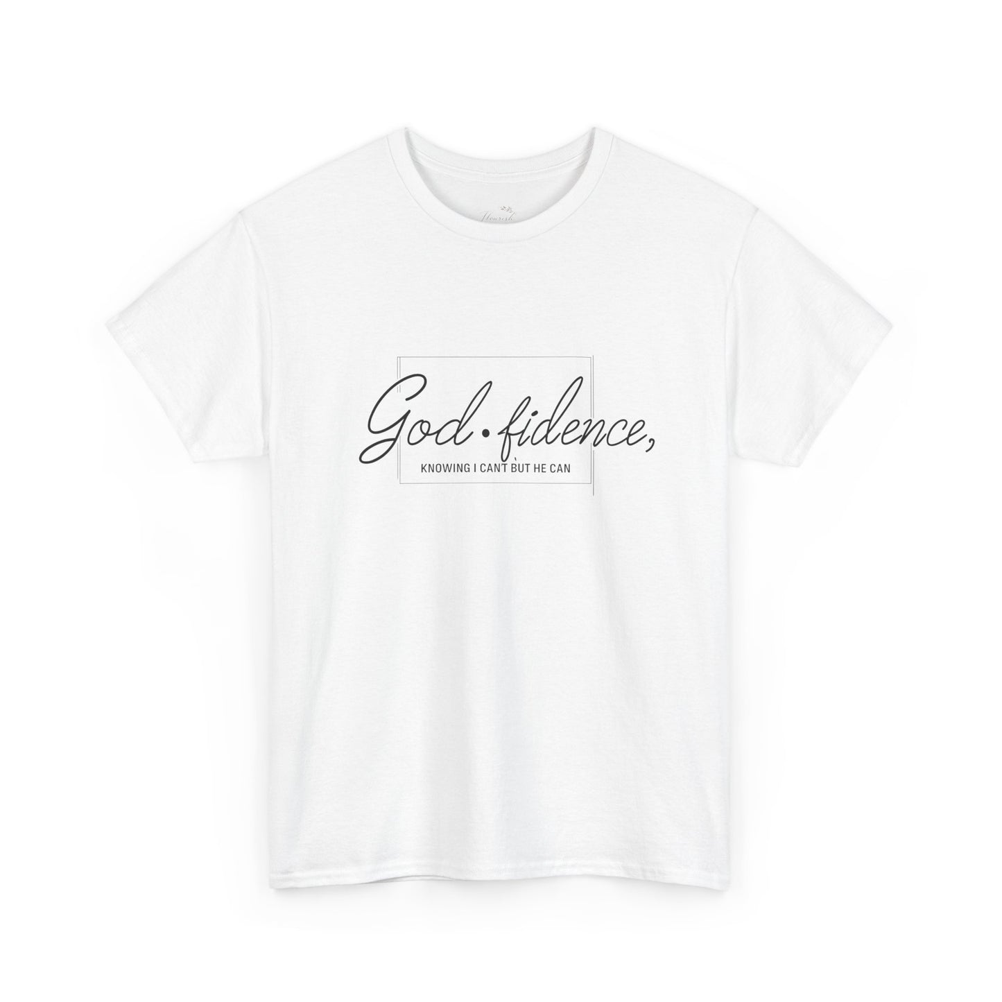 God-fidence Unisex Tee — Inspirational Christian Script T-Shirt
