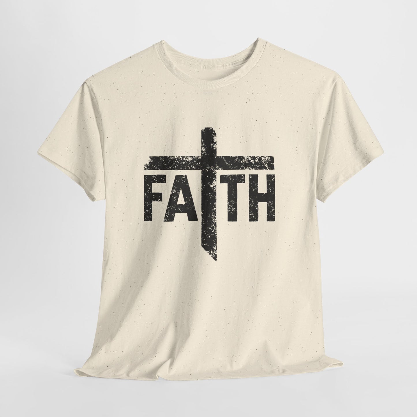 Faith Cross T-Shirt — Christian Inspirational Tee