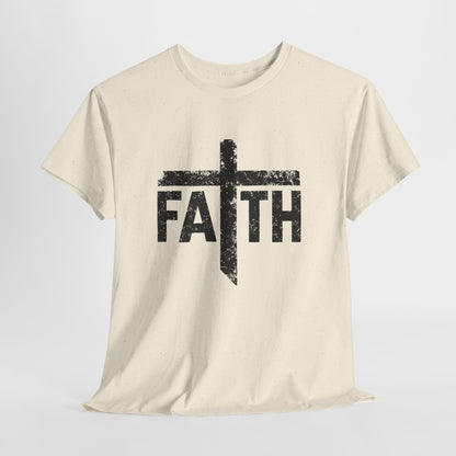 Faith Cross T-Shirt — Christian Inspirational Tee