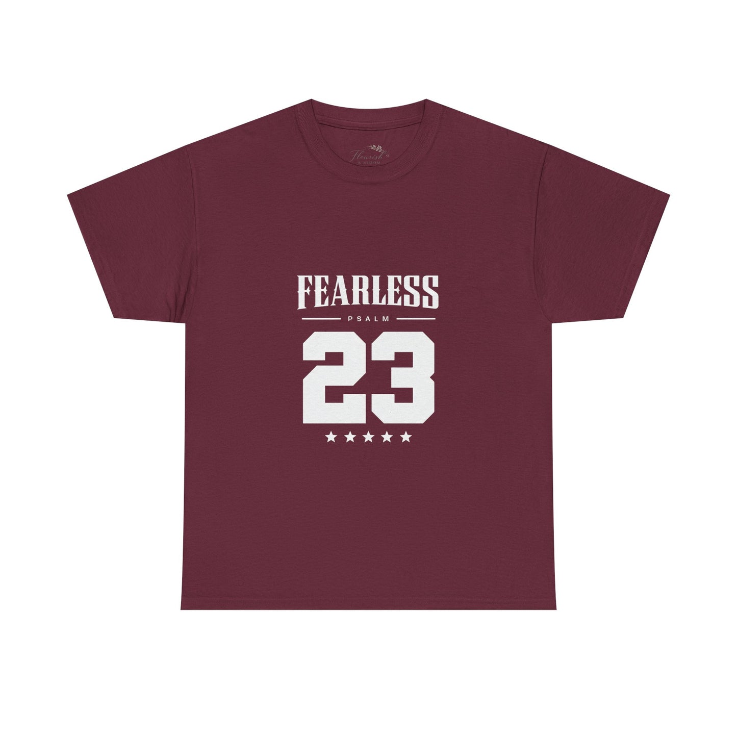 Fearless Psalm 23 Unisex T-Shirt — The Good Shepherd Christian Tee