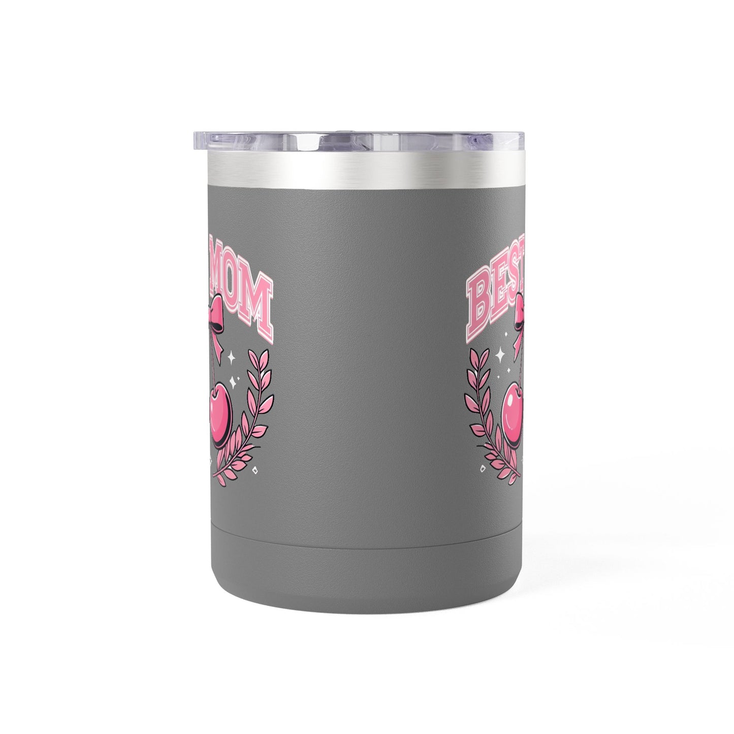 Best Mom Pink Bow & Cherries - 15oz Tumbler