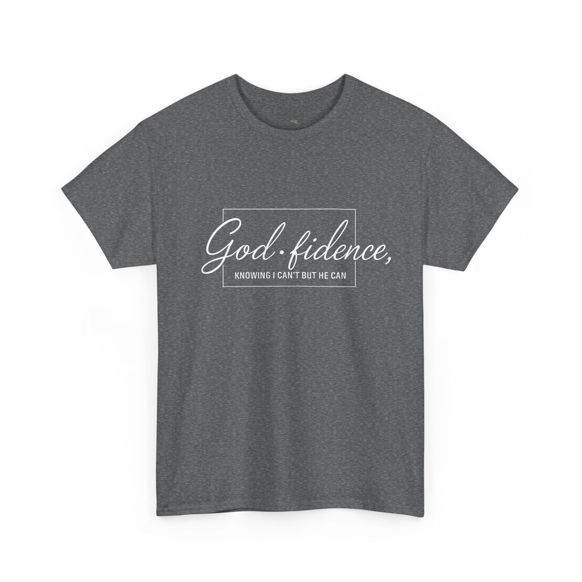 God-fidence Unisex Tee — Inspirational Christian Script T-Shirt