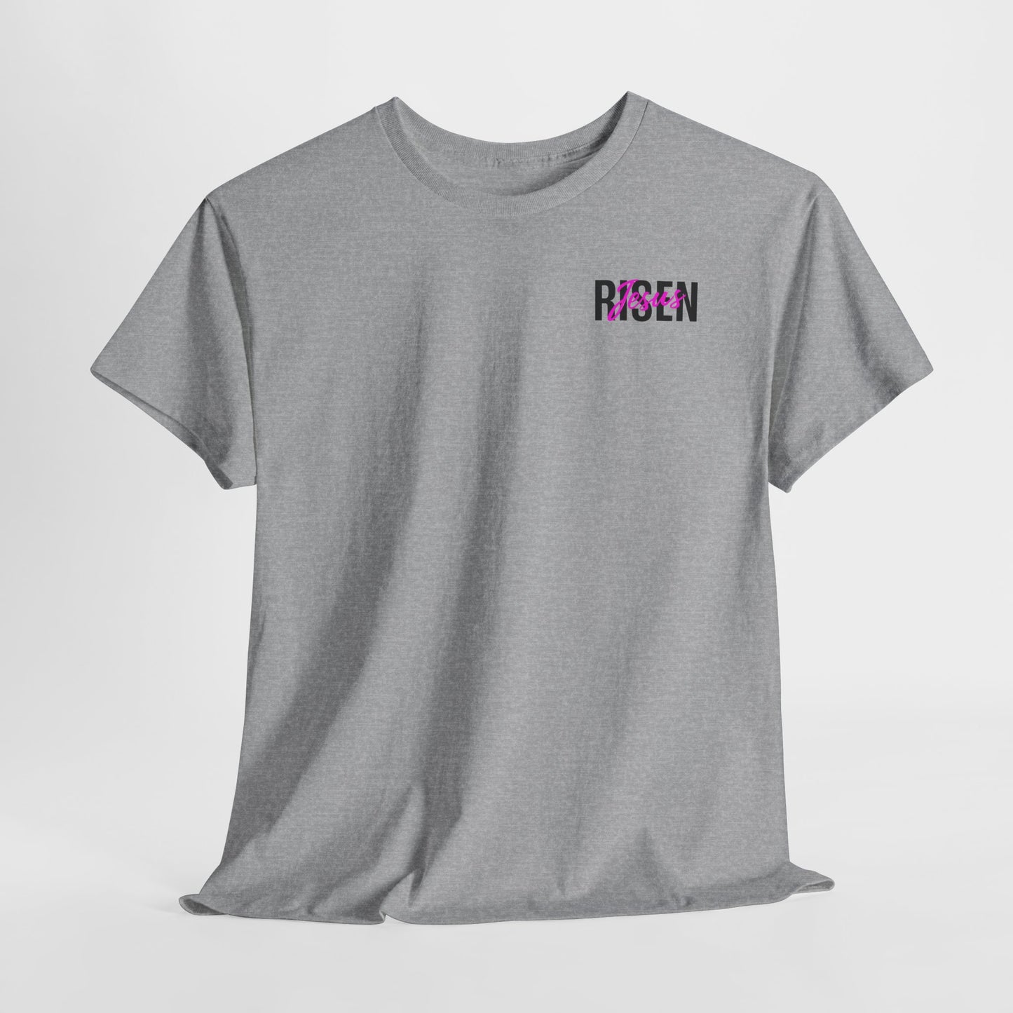 Christian 'Risen' PINK T-Shirt — Jesus Crown of Thorns Resurrection Tee