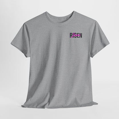 Christian 'Risen' PINK T-Shirt — Jesus Crown of Thorns Resurrection Tee