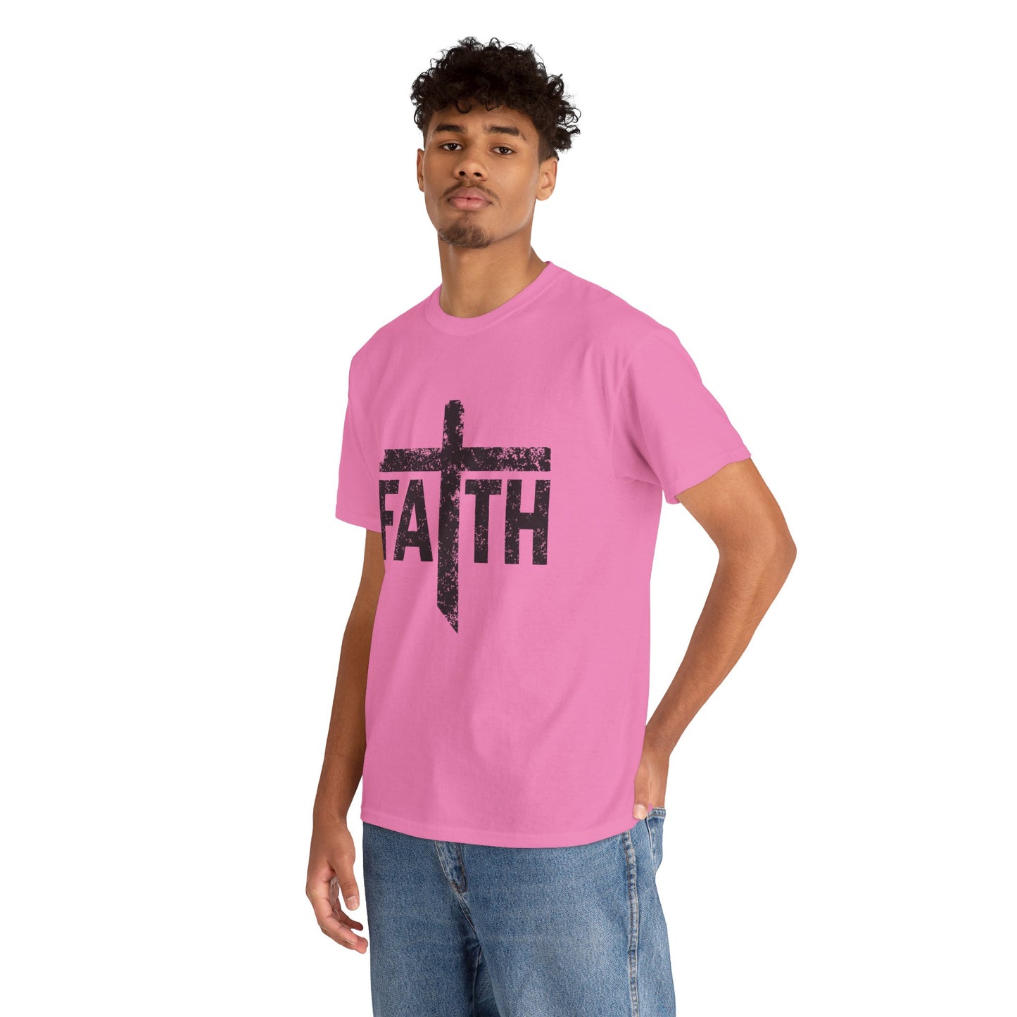 Faith Cross T-Shirt — Christian Inspirational Tee
