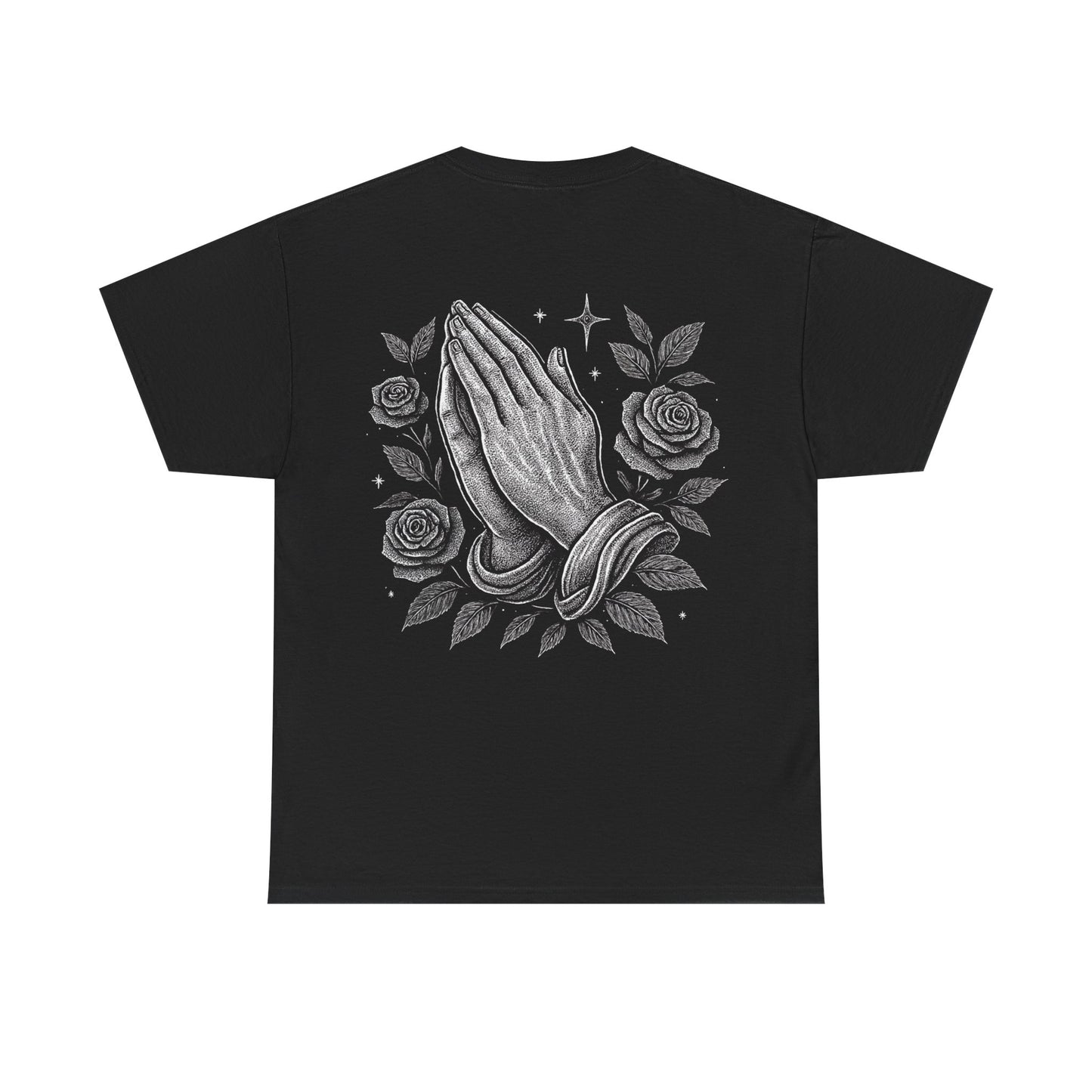 Prayer Hands T-Shirt — Pray Without Ceasing Graphic Unisex Tee