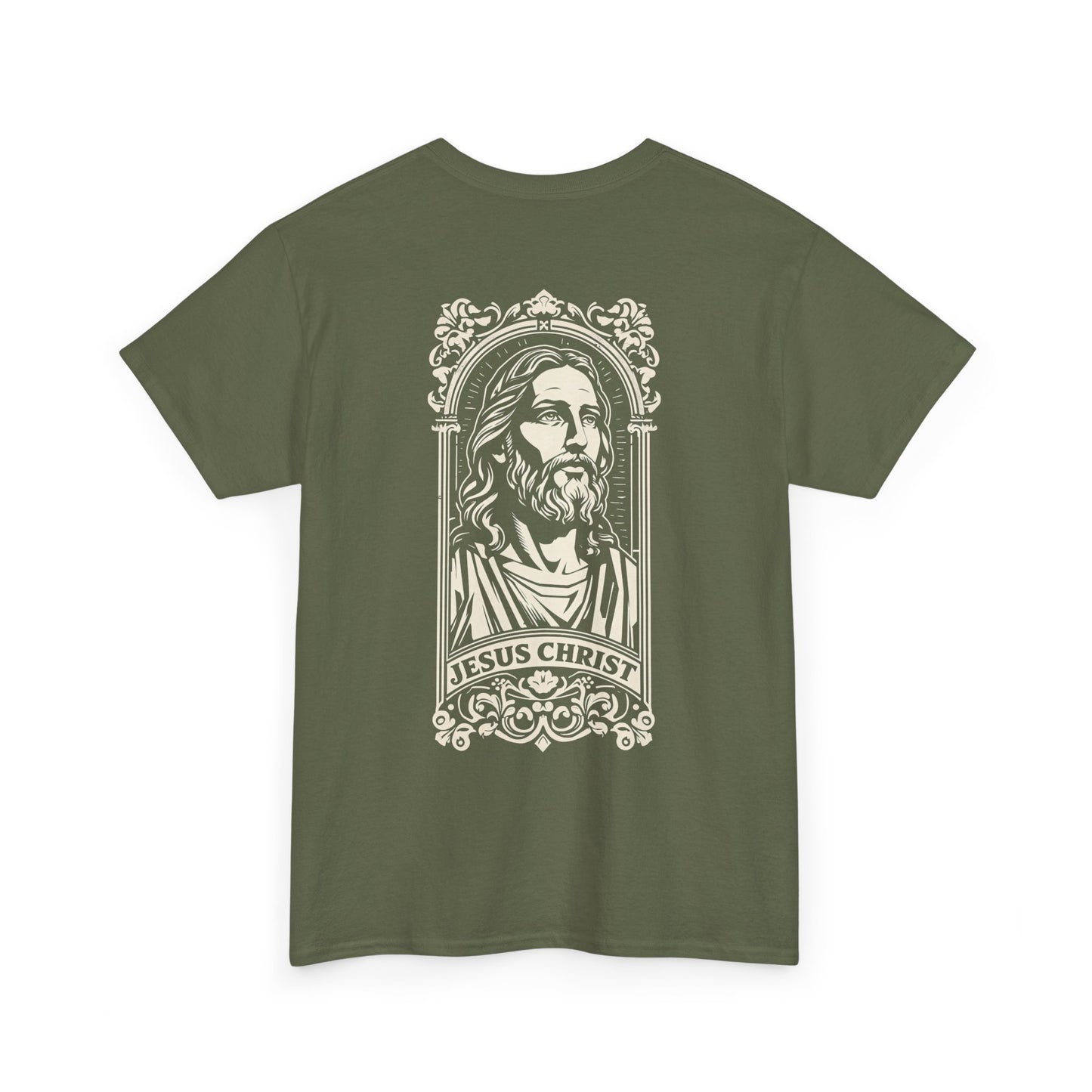 Jesus Christ Graphic Tee — Vintage Jesus Portrait T-Shirt