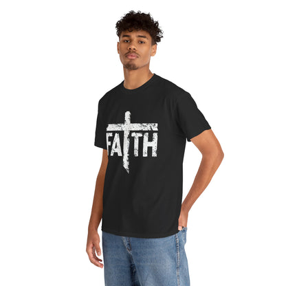 Faith Cross T-Shirt — Christian Inspirational Tee