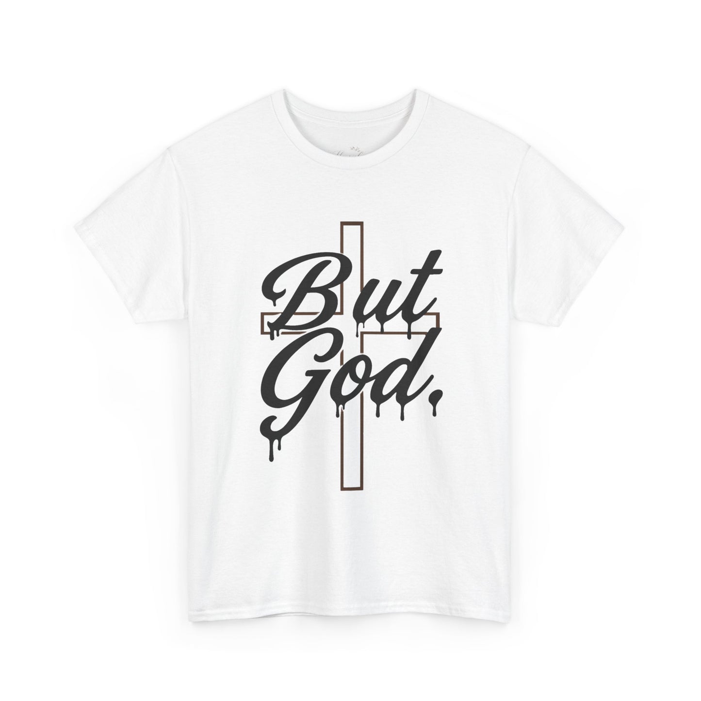 Christian T-Shirt "But God" Cross Graphic Tee — Inspirational Faith Shirt