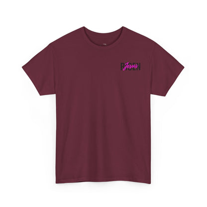 Christian 'Risen' PINK T-Shirt — Jesus Crown of Thorns Resurrection Tee