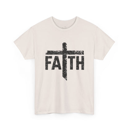 Faith Cross T-Shirt — Christian Inspirational Tee