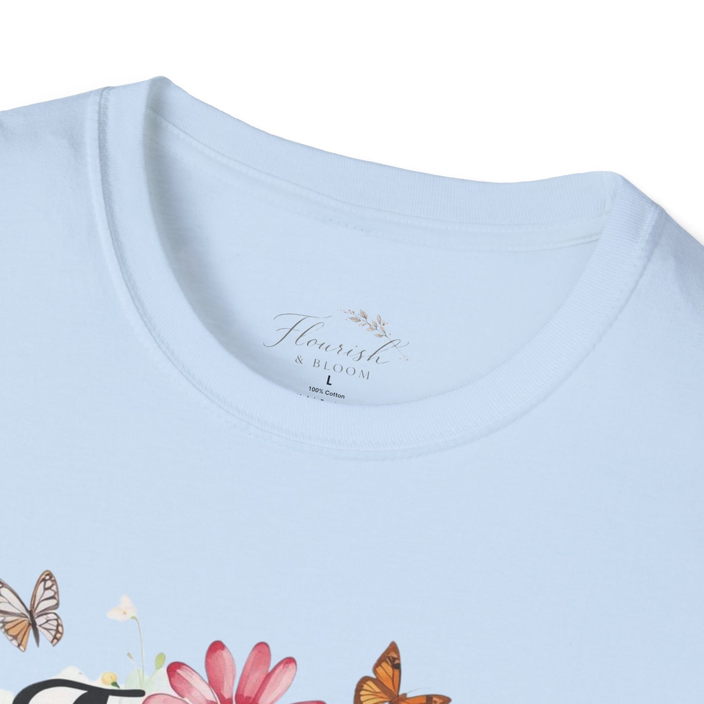 Jesus Loves You Floral T-Shirt — Christian Faith Inspirational Tee