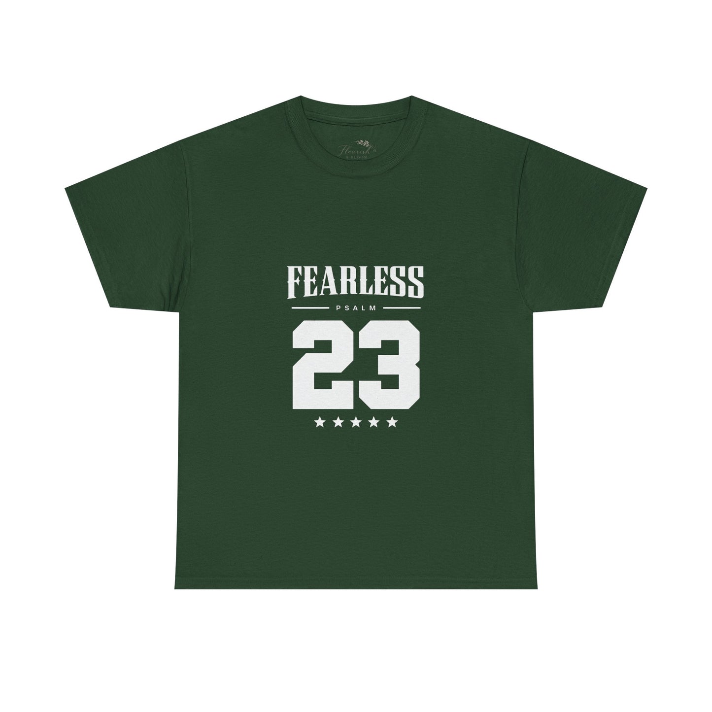 Fearless Psalm 23 Unisex T-Shirt — The Good Shepherd Christian Tee