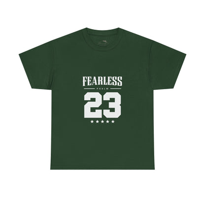 Fearless Psalm 23 Unisex T-Shirt — The Good Shepherd Christian Tee