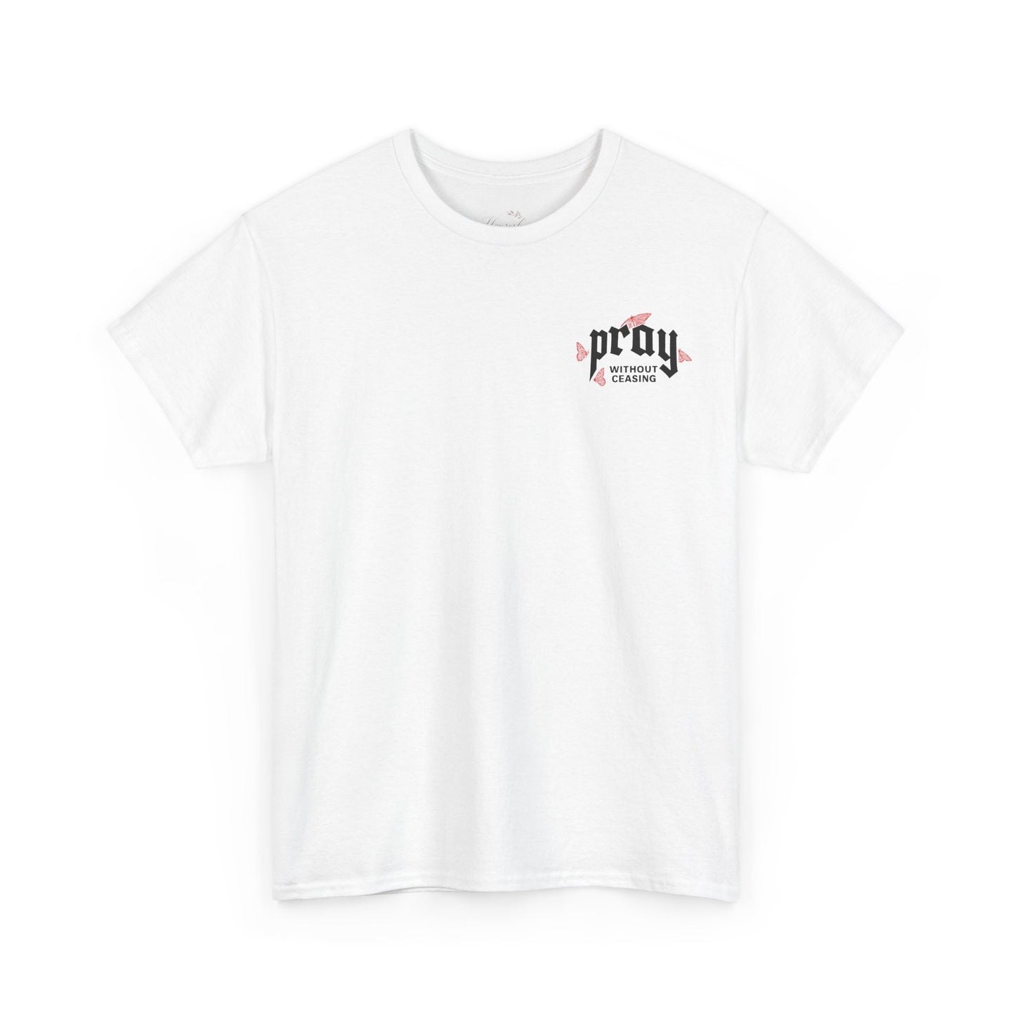 Prayer Hands T-Shirt — Pray Without Ceasing Graphic Unisex Tee