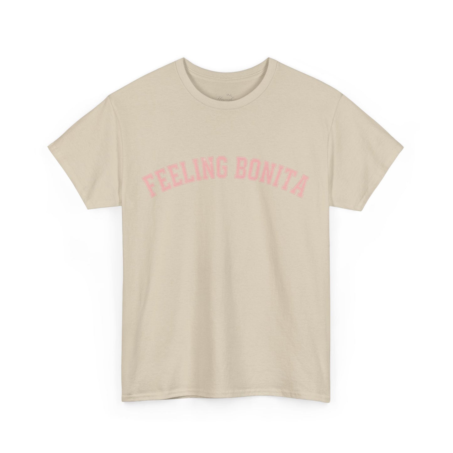 Feeling Bonita Tee — Pink Bow Graphic Cotton T‑Shirt