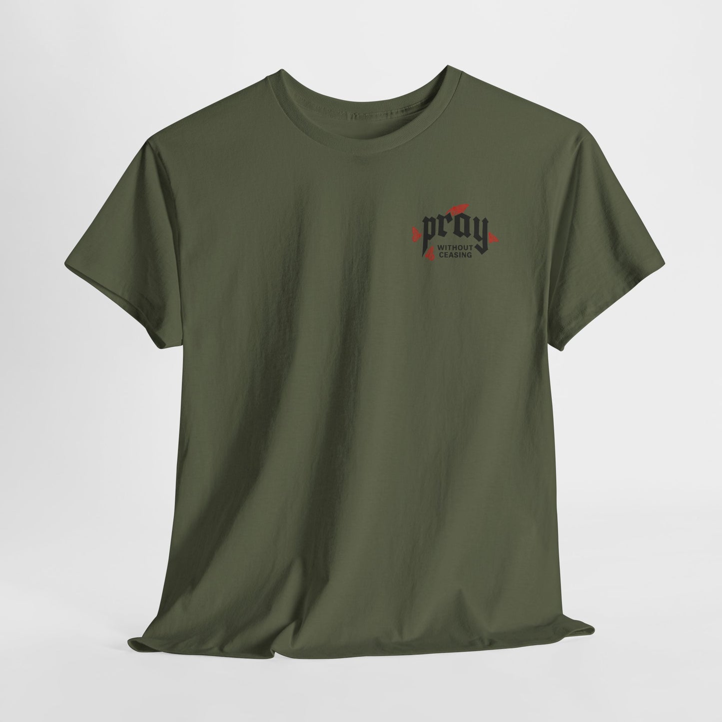 Prayer Hands T-Shirt — Pray Without Ceasing Graphic Unisex Tee