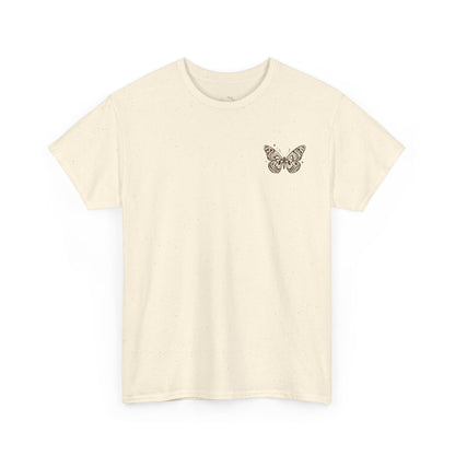 Keep Flying Butterfly Tee — Retro Motivational Graphic Shirt