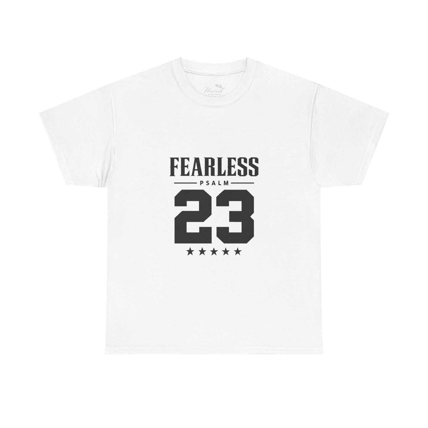 Fearless Psalm 23 Unisex T-Shirt — The Good Shepherd Christian Tee