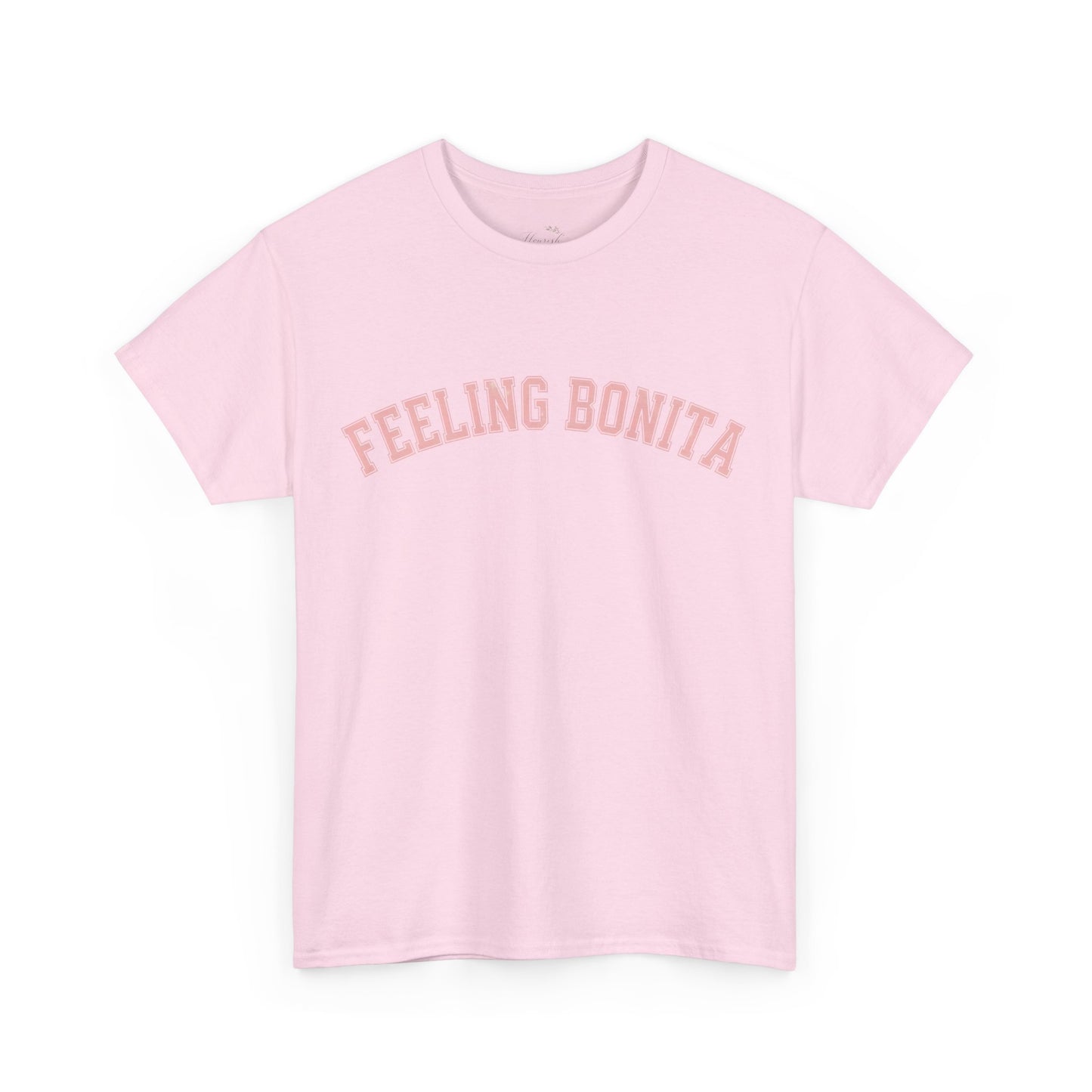 Feeling Bonita Tee — Pink Bow Graphic Cotton T‑Shirt