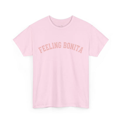 Feeling Bonita Tee — Pink Bow Graphic Cotton T‑Shirt