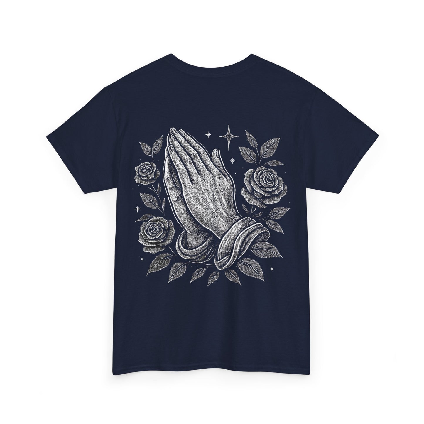 Prayer Hands T-Shirt — Pray Without Ceasing Graphic Unisex Tee