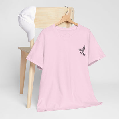 T-Shirt — "I Am With You Always" Hummingbird Floral Comfort Tee