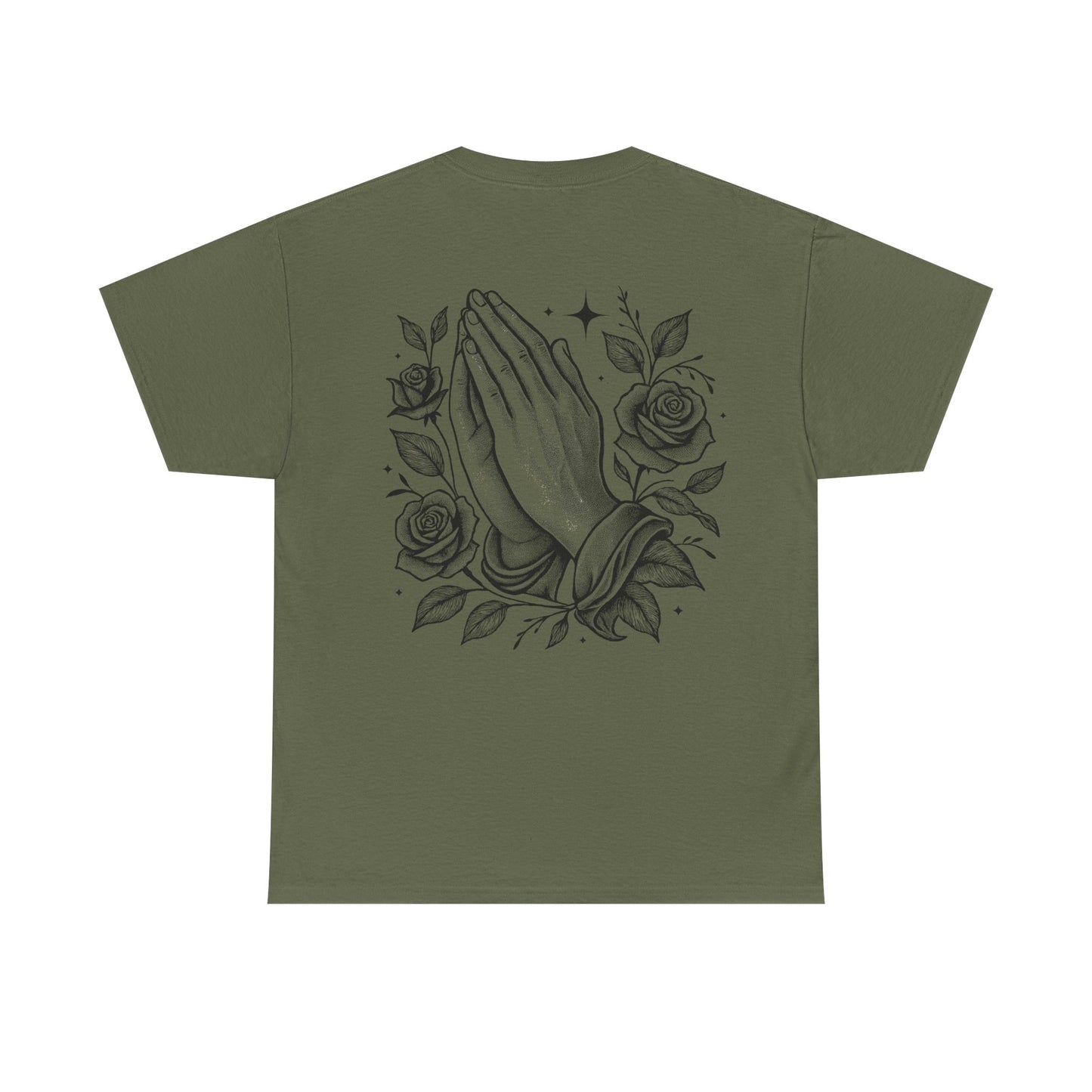 Prayer Hands T-Shirt — Pray Without Ceasing Graphic Unisex Tee