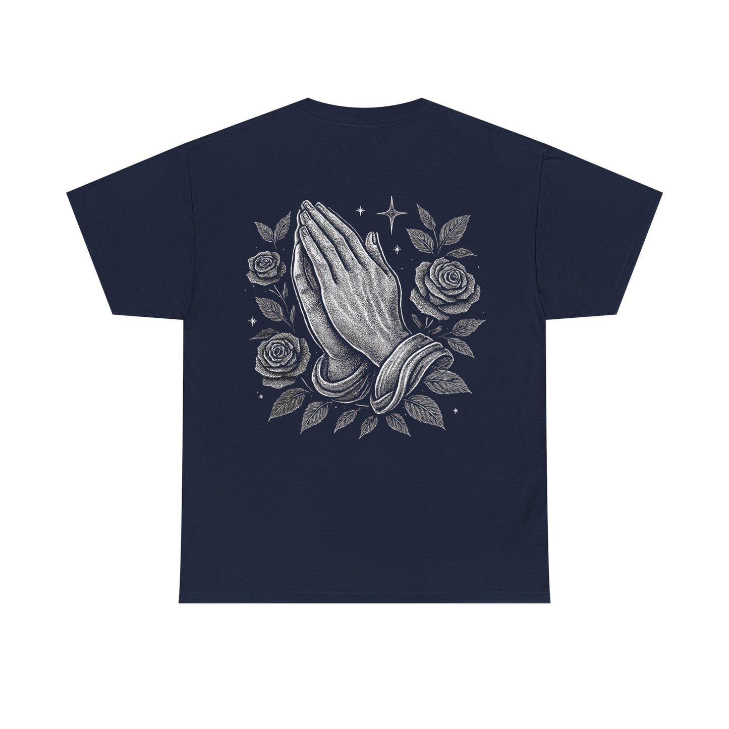 Prayer Hands T-Shirt — Pray Without Ceasing Graphic Unisex Tee