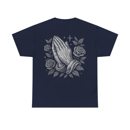 Prayer Hands T-Shirt — Pray Without Ceasing Graphic Unisex Tee