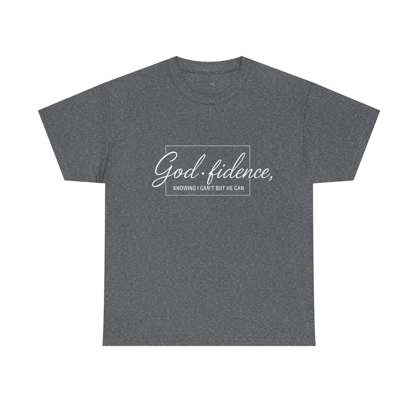 God-fidence Unisex Tee — Inspirational Christian Script T-Shirt